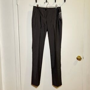 Theory Charcoal Pleated Dress Pant